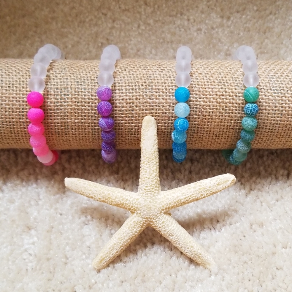 Candy Healing Beaded Bracelet - Choose your color